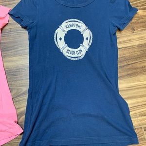 - - J. Crew size small Hamptons blue t-shirt